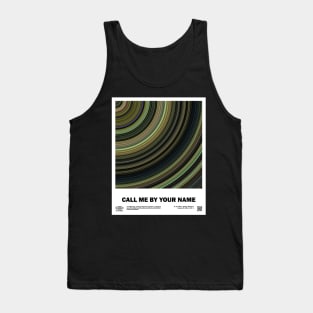 minimal_Call_Me_By_Your_Name Abstract Circular Art Movie Tank Top